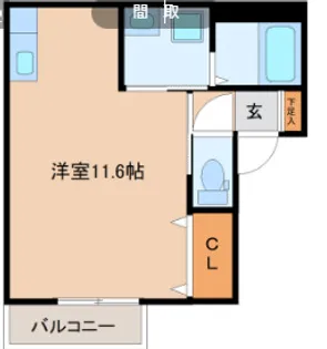 メゾン・ド・アトリエ【3階】の間取り