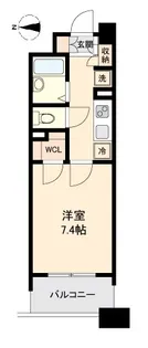 宮城県仙台市若林区清水小路【マンション】の間取り