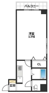 福岡県福岡市博多区比恵町【マンション】の間取り