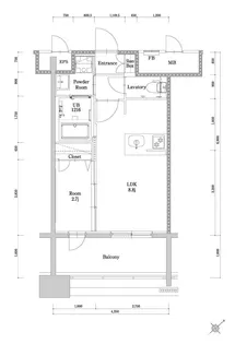 福岡県福岡市博多区博多駅南3丁目【マンション】の間取り