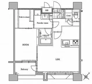 福岡県福岡市博多区築港本町【マンション】の間取り