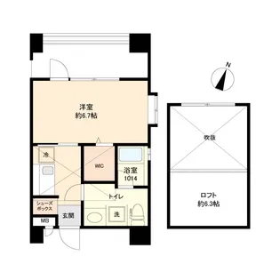 福岡県福岡市中央区警固1丁目【マンション】の間取り