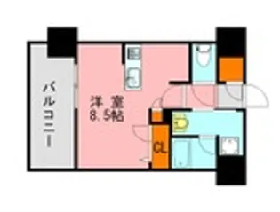 福岡県福岡市博多区美野島3丁目【マンション】の間取り