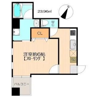 福岡県福岡市中央区平尾4丁目【マンション】の間取り