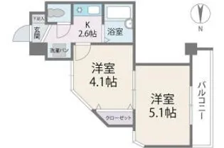 福岡県福岡市城南区長尾4丁目【マンション】の間取り