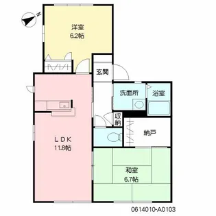 福岡県福岡市南区柏原6丁目【アパート】の間取り