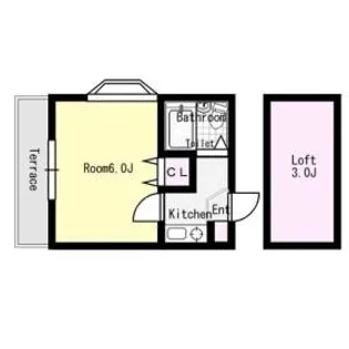 福岡県福岡市博多区光丘町1丁目【アパート】の間取り