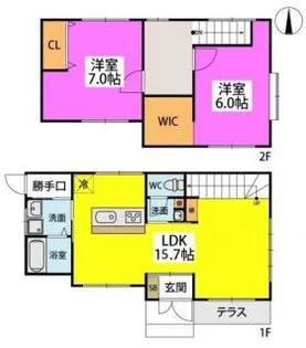 福岡県福岡市早良区次郎丸2丁目【一戸建】の間取り