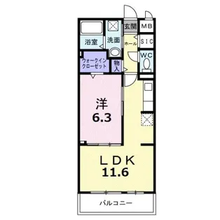 福岡県福岡市城南区南片江3丁目【アパート】の間取り