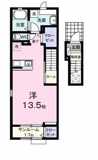 福岡県福岡市南区弥永2丁目【アパート】の間取り