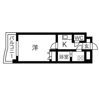 ビエラコート大橋【2階】の間取り