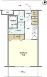 フラッツ東比恵【2階】の間取り