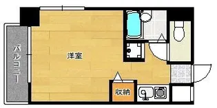 パンルネックスクリスタル大濠Ⅲ【306号室】の間取り