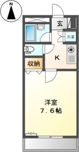 サン・レイン【202号室】の間取り