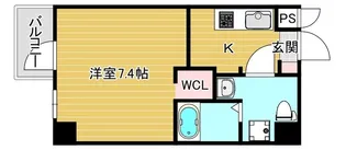 PREMIAGE薬院南【403号室】の間取り