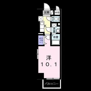 グランド ライン【205号室】の間取り