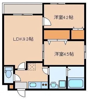 Maison de ROKU【3階】の間取り