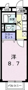 ドミール城南Ⅰ【2階】の間取り