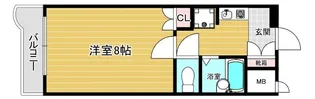 ロマネスク城南第2【5階】の間取り