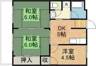 原まるまん第2ビル【5階】の間取り