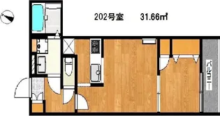 Calm dwell【202号室】の間取り