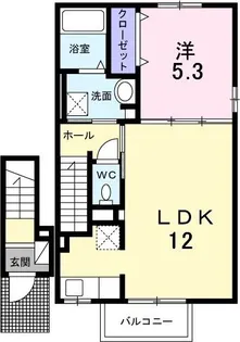 セレ−ノ柏原【2階】の間取り