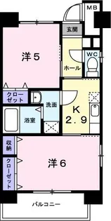 ベル ファミ−ユ【201号室】の間取り
