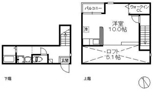 レジアス今宿 369【203号室】の間取り