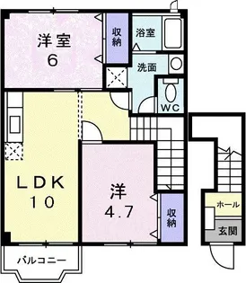 ブリッサ・モード【202号室】の間取り