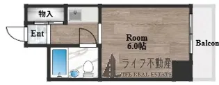 ラフォーレ菱屋西Ⅱ【5階】の間取り