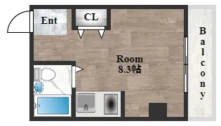 ラフォーレ下六万寺【4階】の間取り