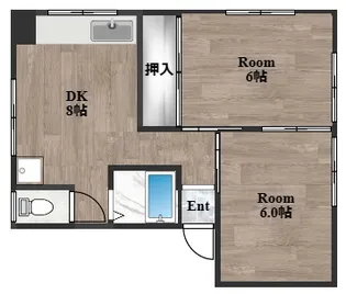 ラフォーレ鴻池元町【3階】の間取り