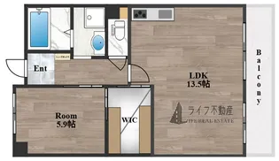 メゾンドール水野【4階】の間取り