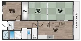 メゾンドール水野【3階】の間取り