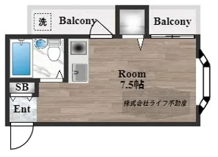 シャルマン89【2階】の間取り