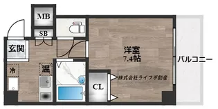 サンピリア小阪【6階】の間取り