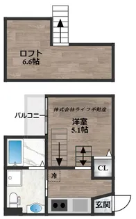 プログレス長瀬【1階】の間取り