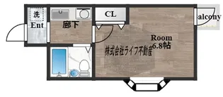 シティパレス花園PART2【2階】の間取り