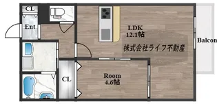 アムール永和【3階】の間取り