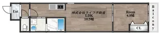フジパレス森河内東Ⅱ番館【1階】の間取り