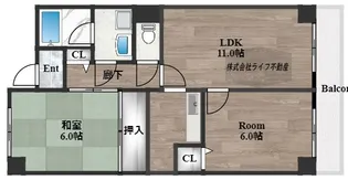 メゾンパルフェート【5階】の間取り