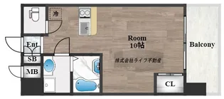 パニール・永和【9階】の間取り