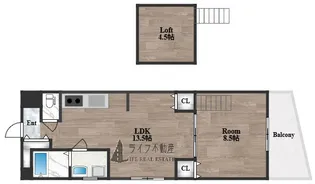 アロンディール新深江【2階】の間取り
