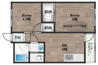 HY宝持マンション【3階】の間取り