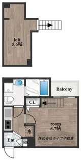 エルサチ【1階】の間取り