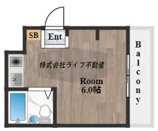 エスポアール春日Ⅰ【3階】の間取り