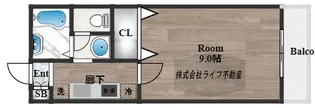 FRIENDS24 A棟【2階】の間取り