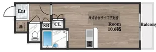 リュミエールイースト【7階】の間取り