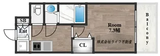 グランカーサ高井田【8階】の間取り