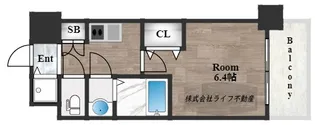 グランカーサ高井田【12階】の間取り